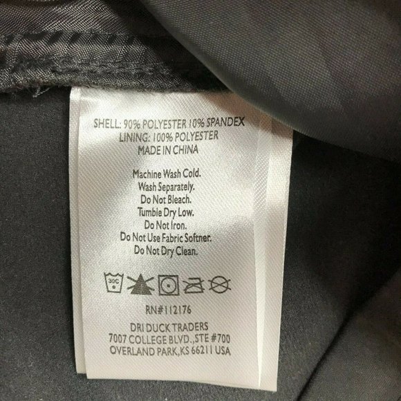 DRI-DUCK Jacket, Full Zip. Red / Gray Adult M - Picture 12 of 12